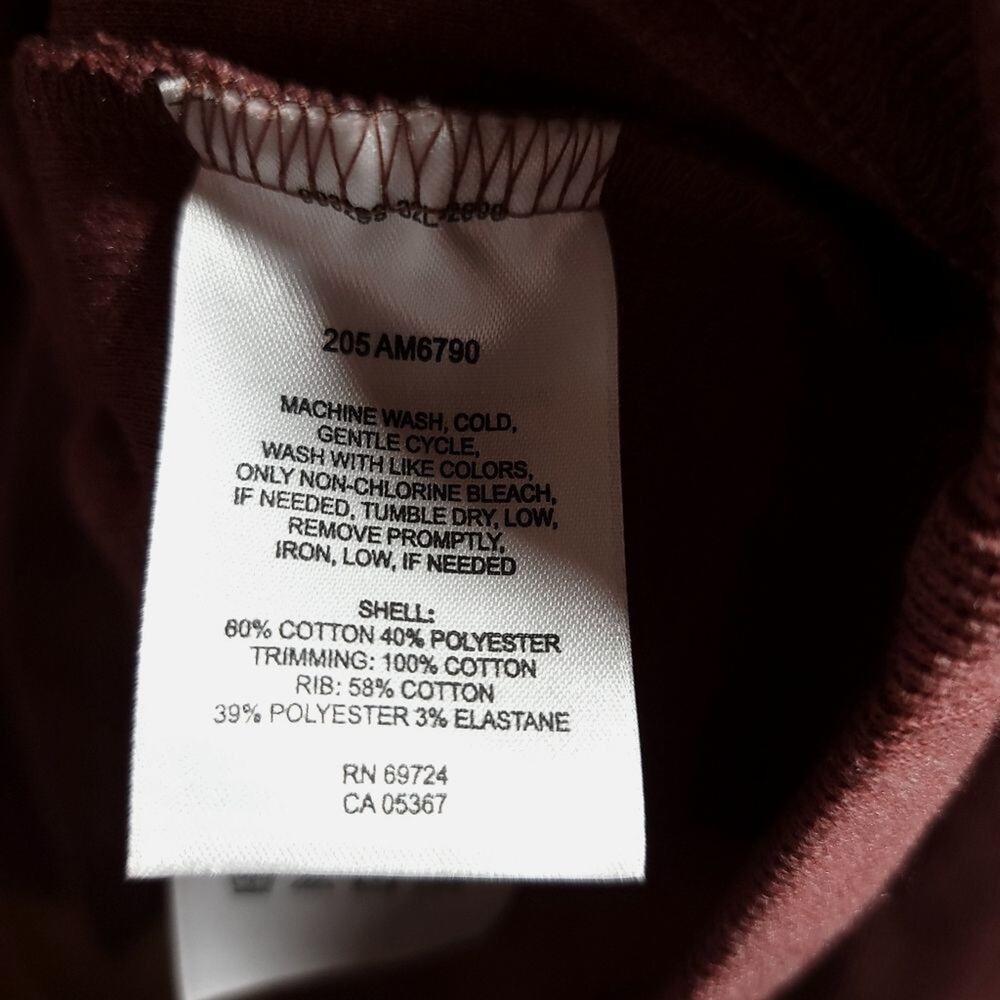 Columbia Mens Sweater Rust Brown Size Large Fall - Picture 5 of 5